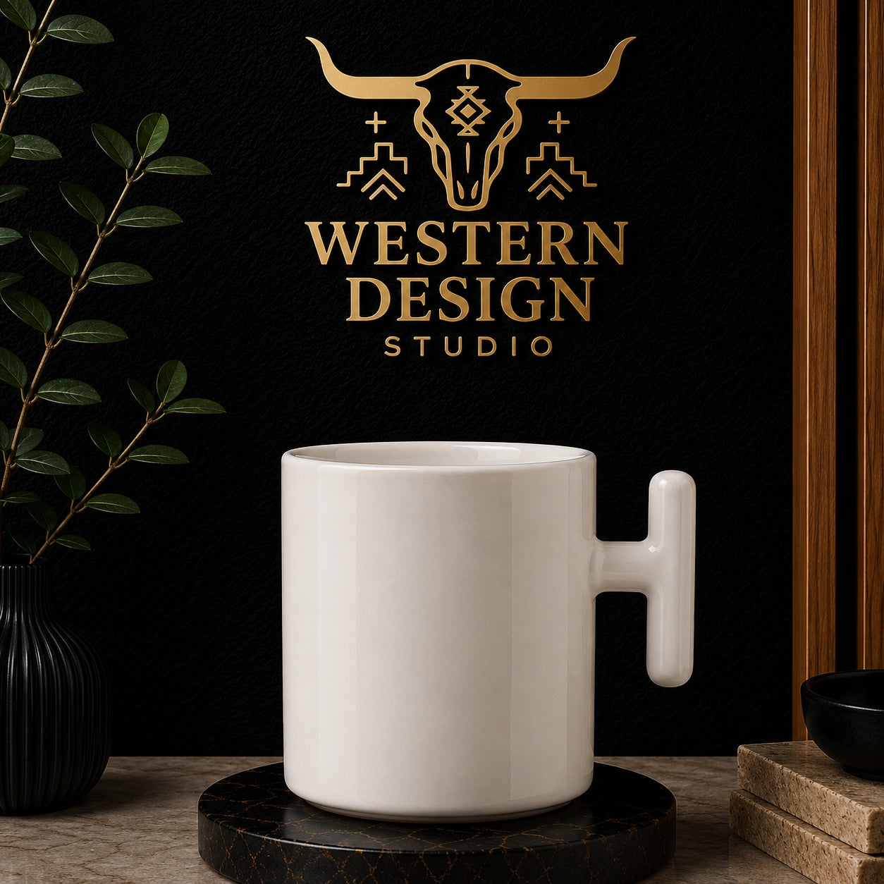 T-HANDLE COFFEE MUG