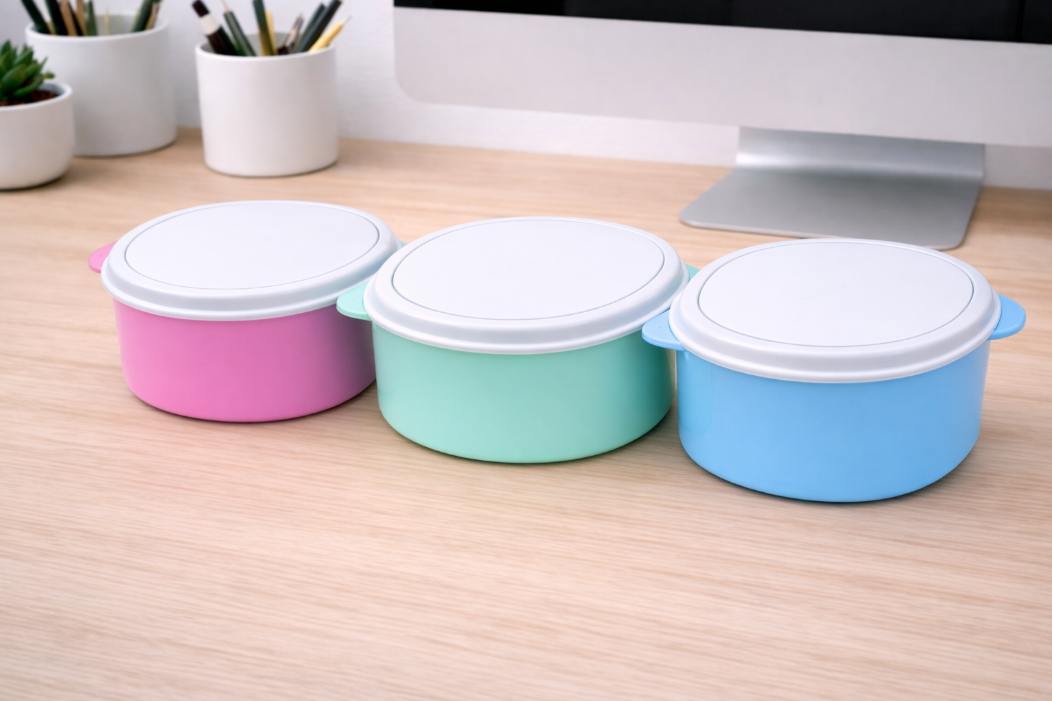 KIDS LUNCH BOXES - ROUND
