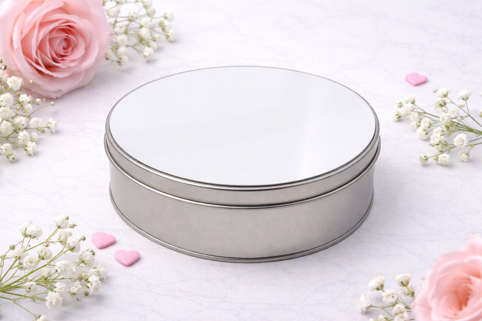 LARGE METAL TINS