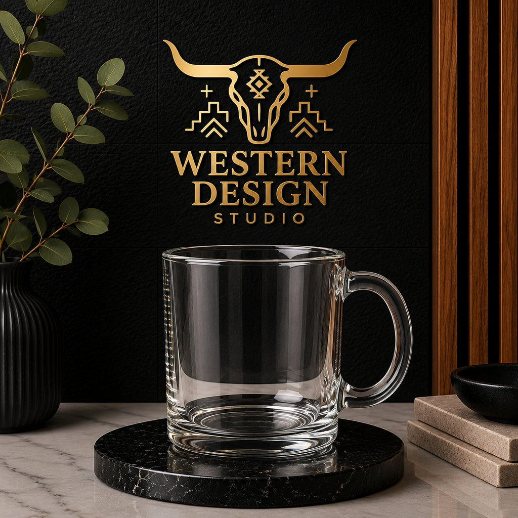 GLASS COFFEE MUGS