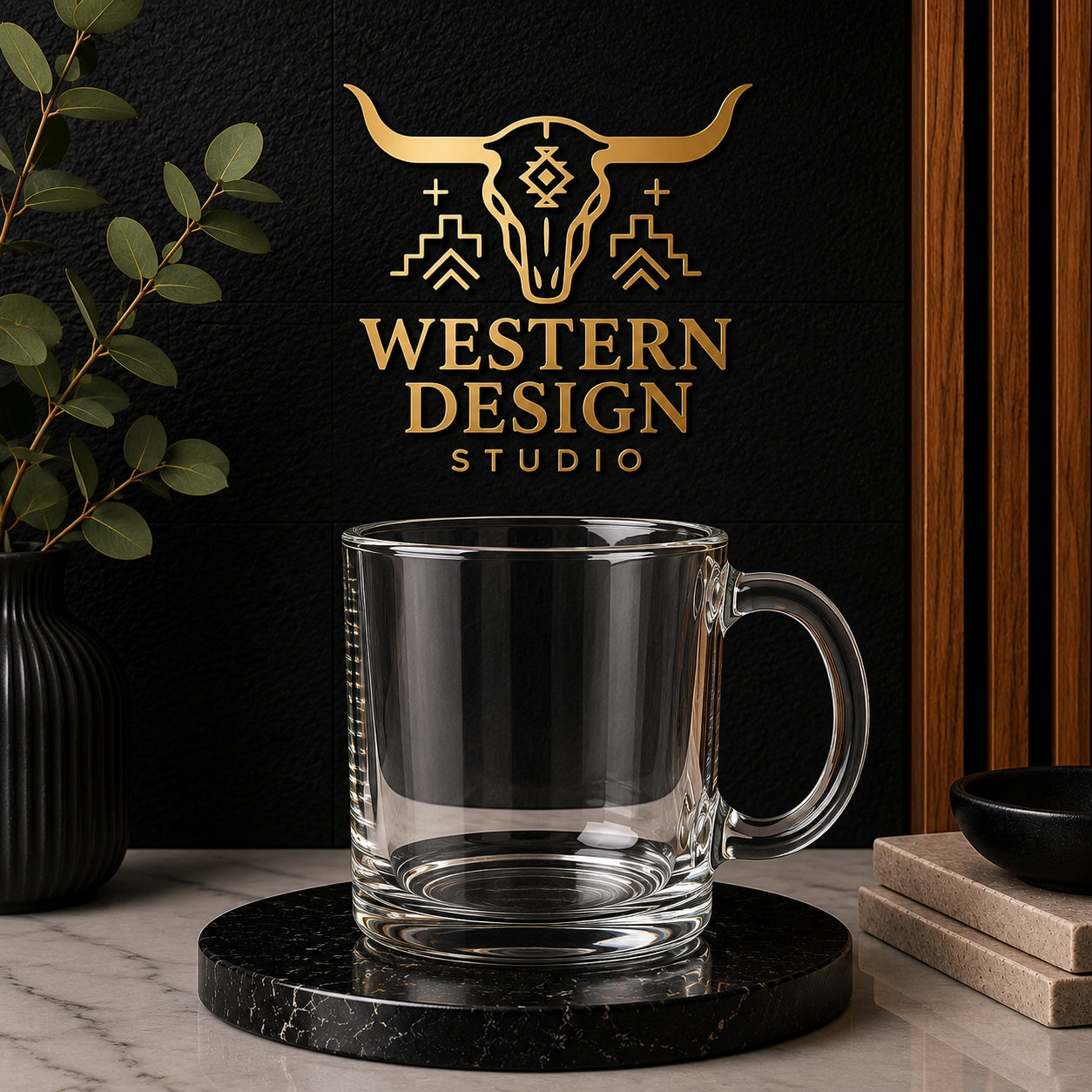 GLASS COFFEE MUGS