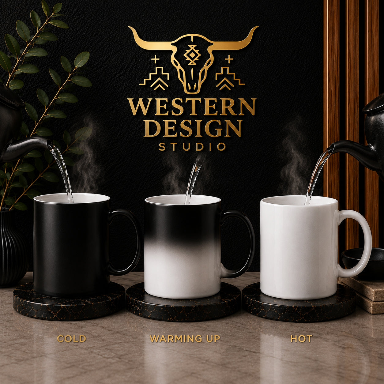 MAGIC COFFEE MUGS – COLOUR CHANGING