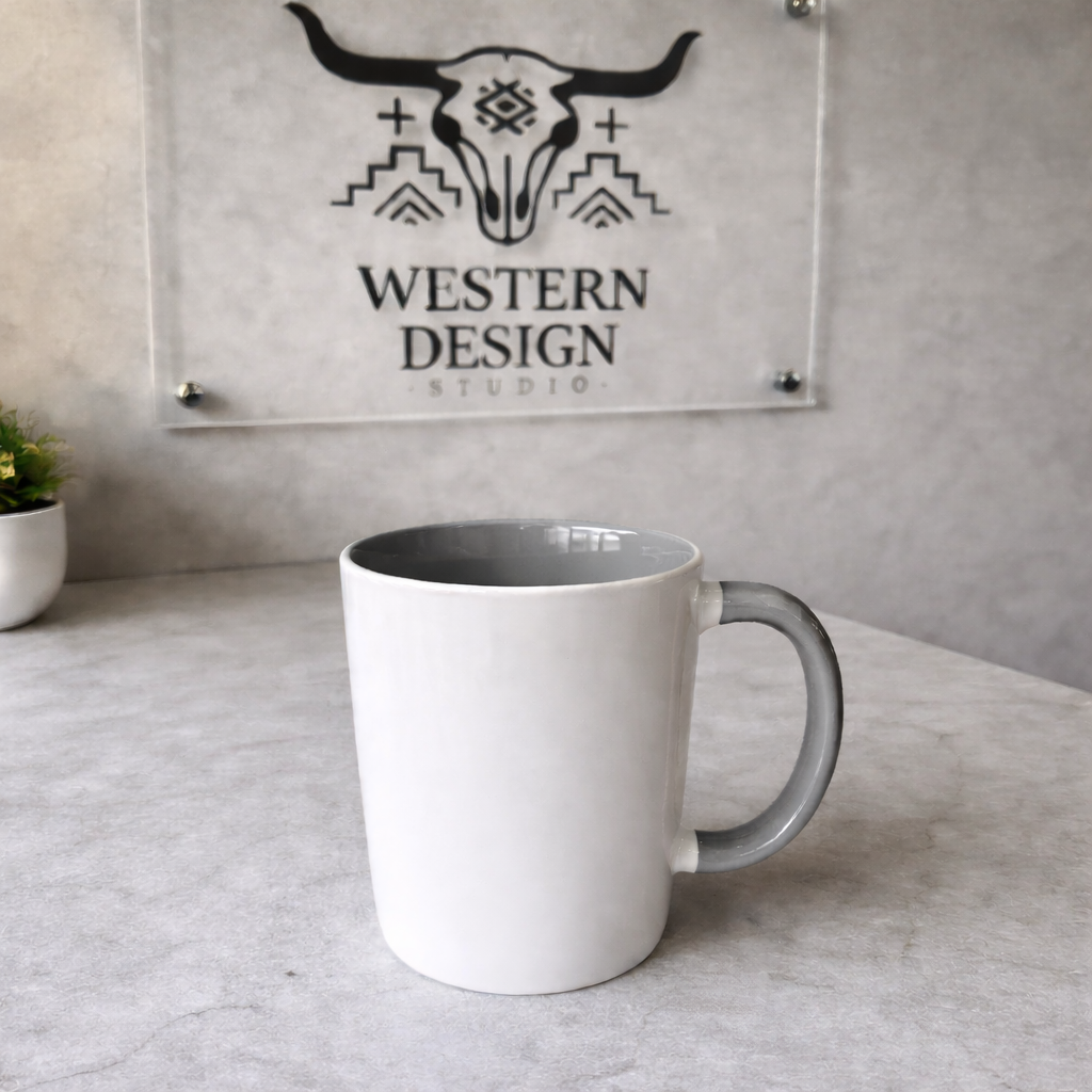 TWO TONE COFFEE MUGS