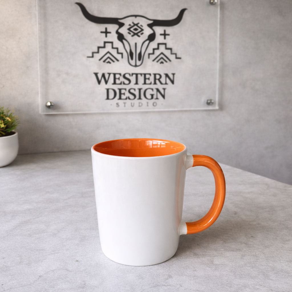 TWO TONE COFFEE MUGS