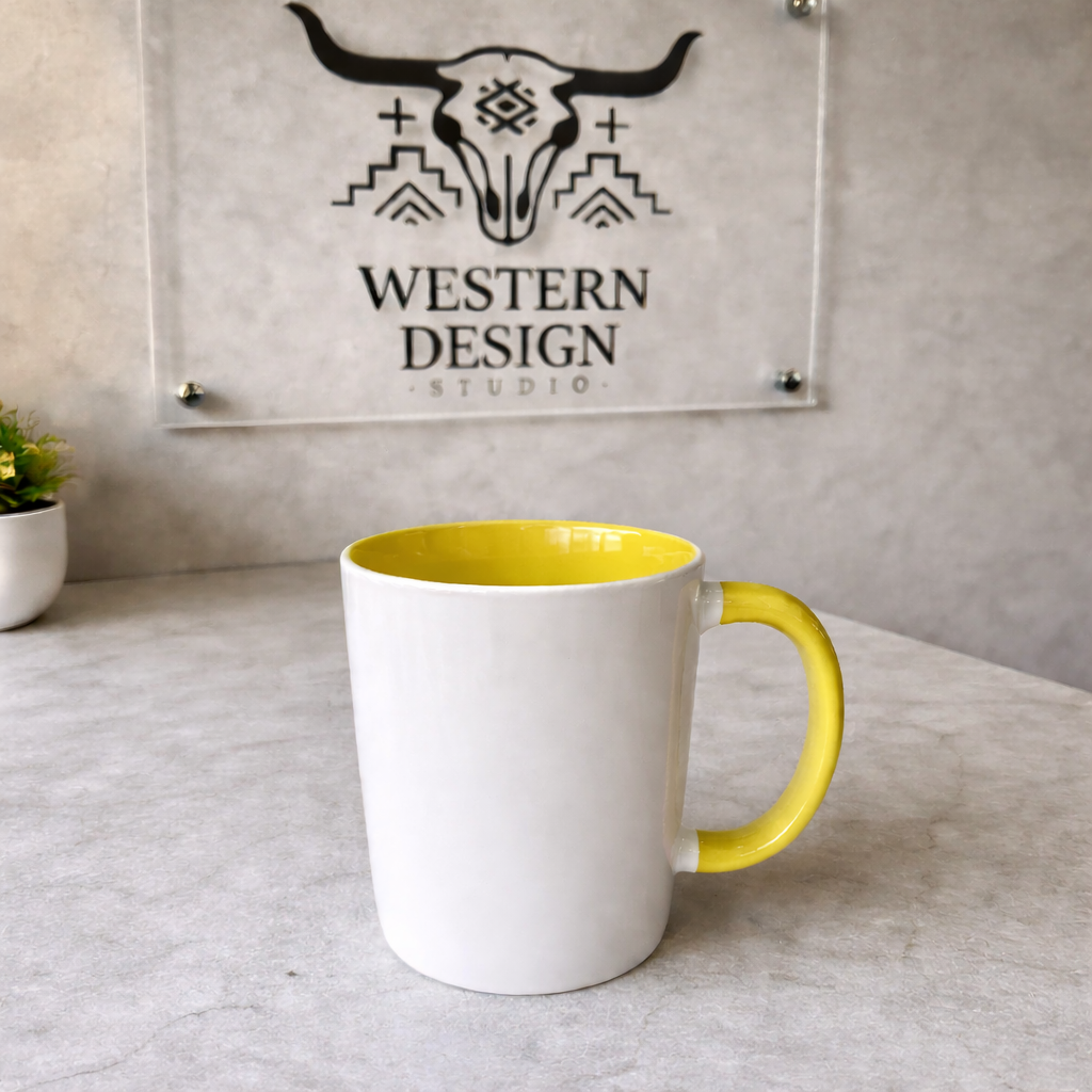 TWO TONE COFFEE MUGS